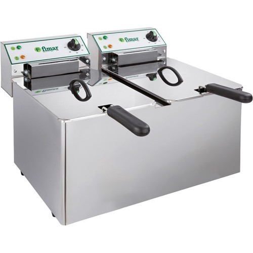 Friggitrice elettrica doppia - friggitrice,